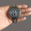 Men’s Chronograph Stainless Steel Watch (Black Dial) 2