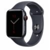 apple style black smartwatch smart watch fitness tracker digital watch silicone strap.mp4