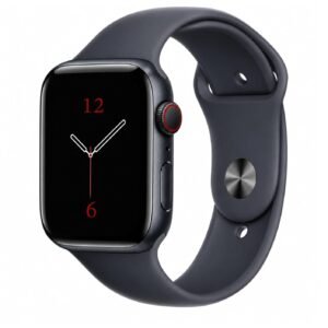 apple style black smartwatch smart watch fitness tracker digital watch silicone strap.mp4