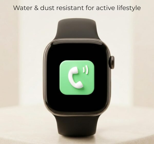 water and dust resistant for active lifestyle
